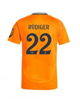 Billige Real Madrid Antonio Rudiger #22 Bortedrakt 2024-25 Kortermet